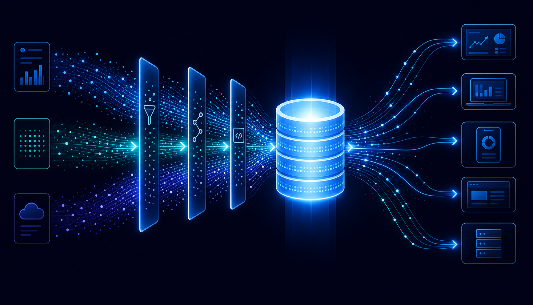 VeloDB data warehouse architecture: data sources flow through ingestion into a layered warehouse with ODS, DWD, DWS, ADS layers, connecting to data lake formats and serving BI applications.