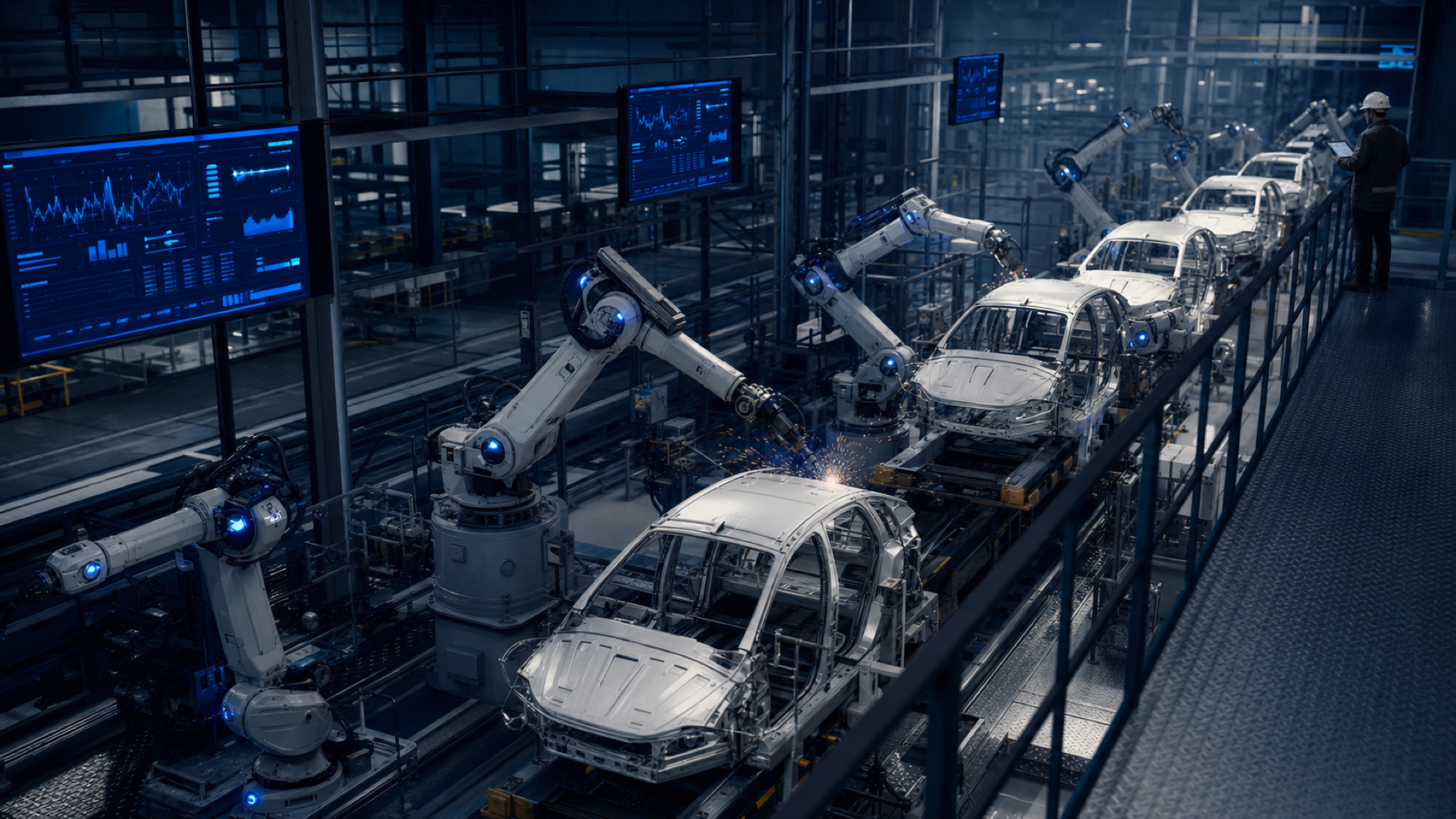 BYD automated manufacturing line powered by real-time analytics